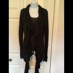 Express lightweight open front cardigan